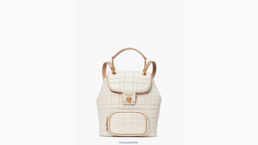 de Kate Spade Frauen Evelyn gesteppter kleiner Rucksack Elfenbein NB82J2289 Zubehör