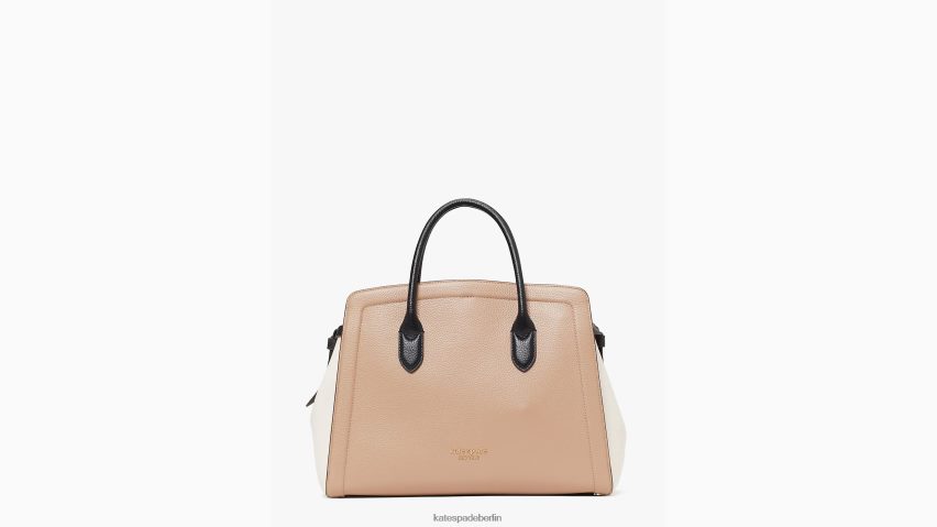 de Kate Spade Frauen Große, farbblockierte Knott-Umhängetasche Kraftpapier multi NB82J2150 Zubehör