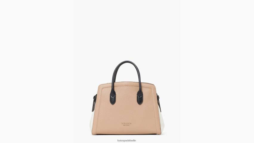 de Kate Spade Frauen Mittlere Umhängetasche mit Knotenmuster in Blockfarben Kraftpapier multi NB82J2208 Zubehör