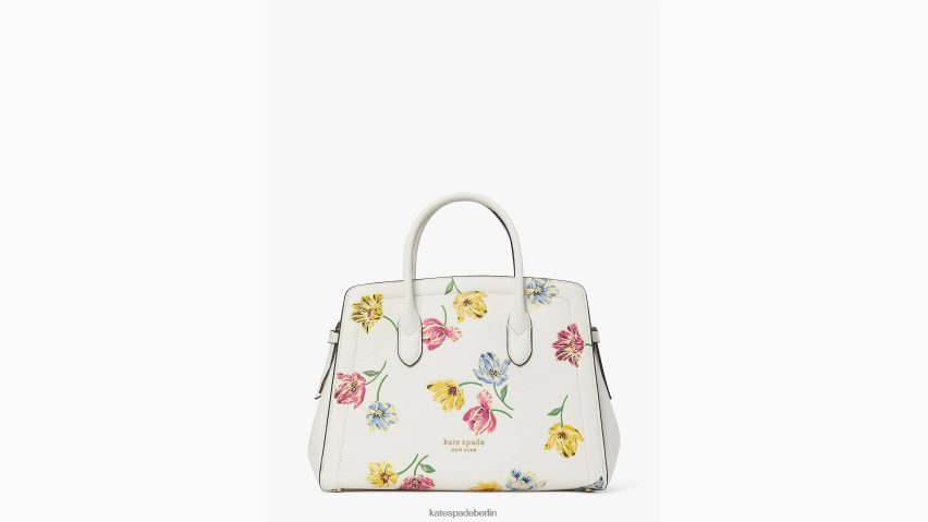 de Kate Spade Frauen Mittlere Umhängetasche mit Tulpen-Toss-Prägung von Knott creme multi NB82J2170 Zubehör