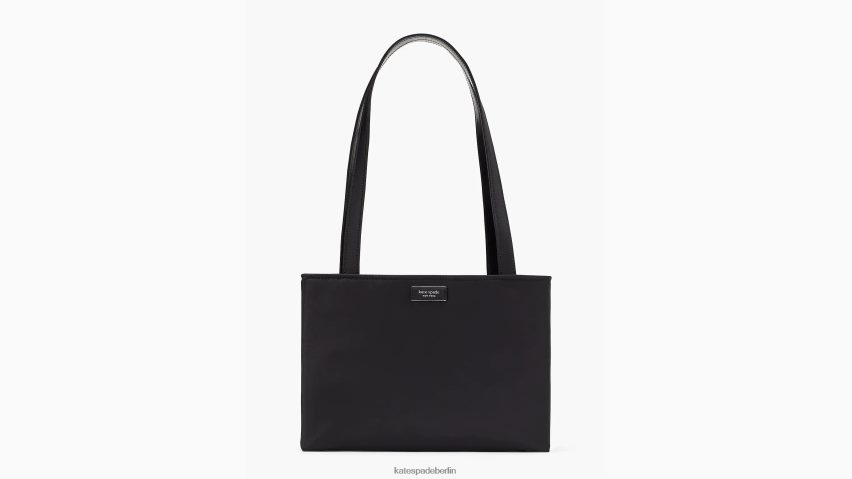 de Kate Spade Frauen Mittelgroße Umhängetasche aus Ksnyl-Nylon von Sam Icon Schwarz NB82J2300 Zubehör