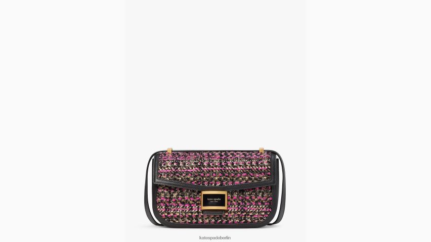 de Kate Spade Frauen Mittelgroße, wandelbare Umhängetasche „Katy Tweed“. rosa multi NB82J2339 Zubehör