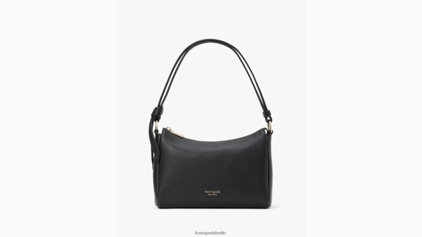 de Kate Spade Frauen Mittlere Umhängetasche mit Knotenmuster Schwarz NB82J2239 Zubehör
