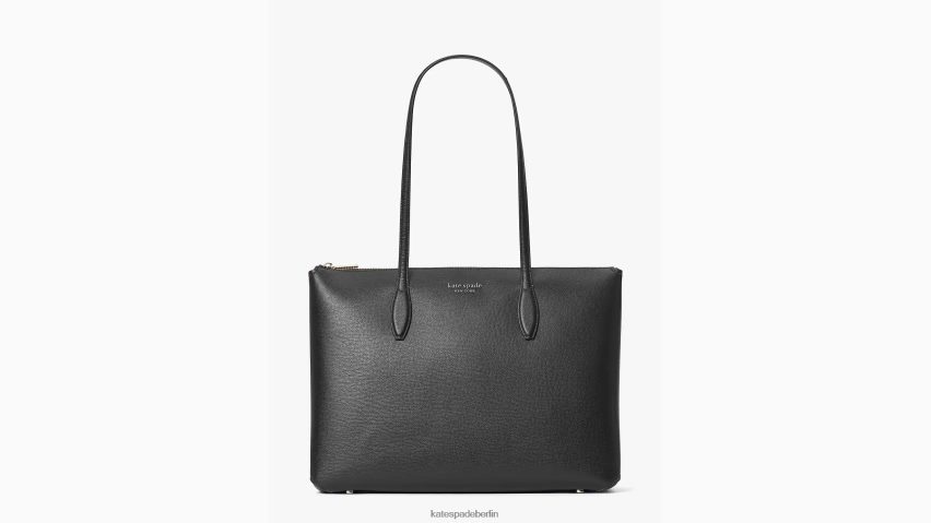 de Kate Spade Frauen Ganztägige große Tragetasche mit Reißverschluss Schwarz NB82J281 Zubehör