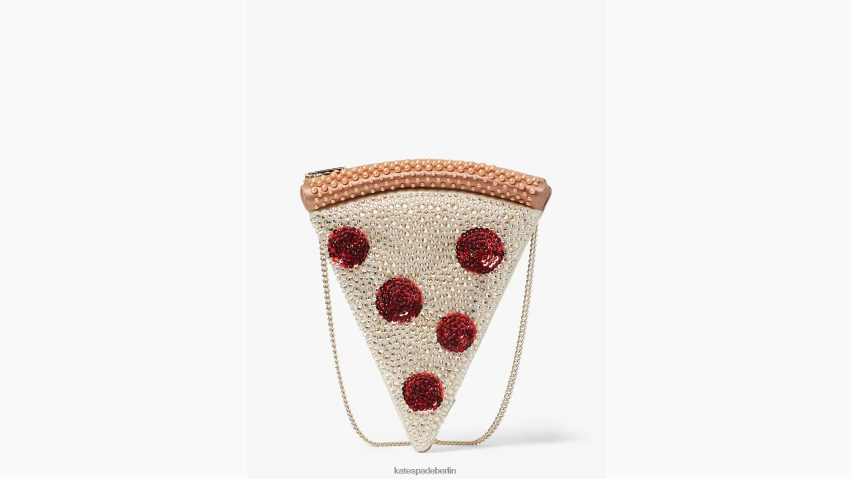 de Kate Spade Frauen 3D-Pizza-Umhängetasche in Scheiben schneiden multi NB82J2306 Zubehör