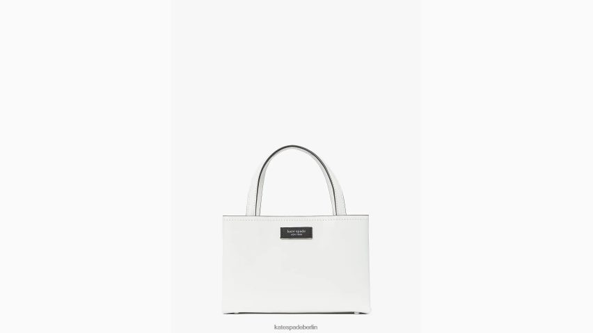 de Kate Spade Frauen Mini-Tasche „Sam Icon“ aus Leder echtes Weiß NB82J2199 Zubehör