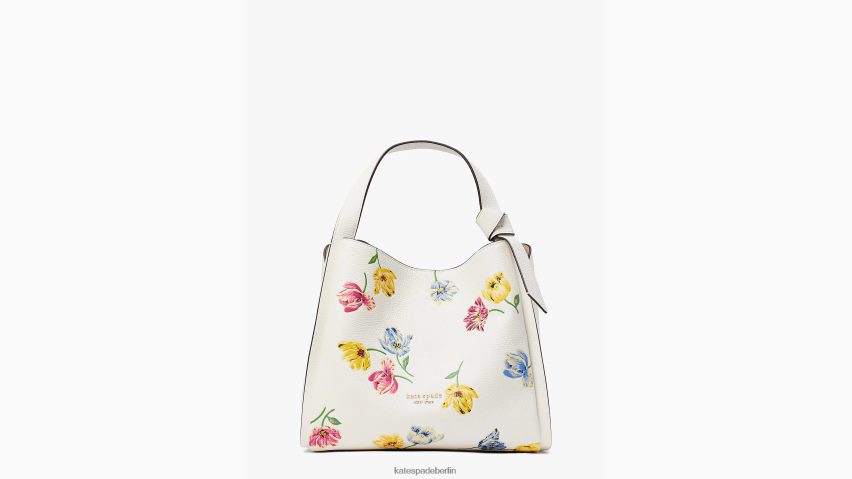 de Kate Spade Frauen Mittlere Umhängetasche mit Tulpen-Toss-Prägung von Knott creme multi NB82J276 Zubehör