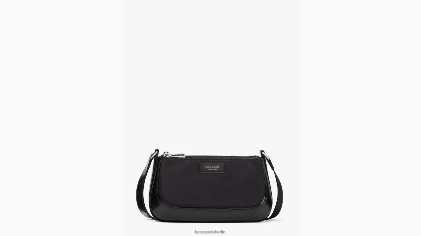 de Kate Spade Frauen Sam Icon Ksnyl Nylon East West Medium Umhängetasche Schwarz NB82J2245 Zubehör