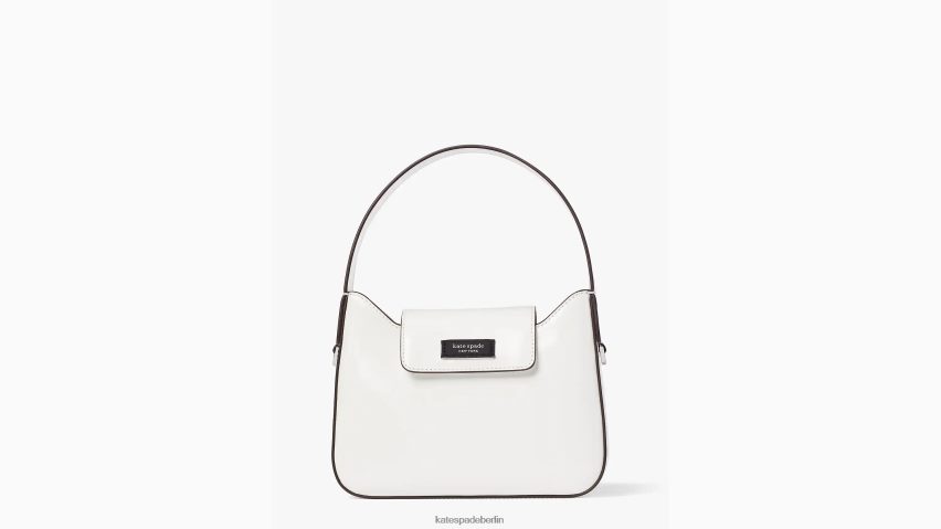de Kate Spade Frauen Sam Icon Mini-Hobo-Tasche aus Leder echtes Weiß NB82J237 Zubehör